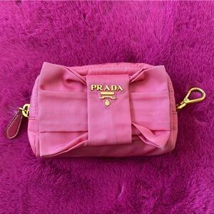 Prada Pink Mini Bag with Gold Accents